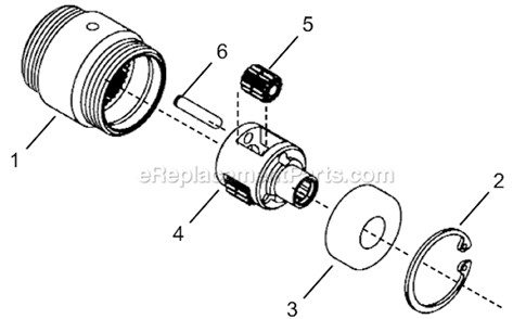 Page E Diagram and Parts List for 14PTA07Q  Cleco Electric Drill