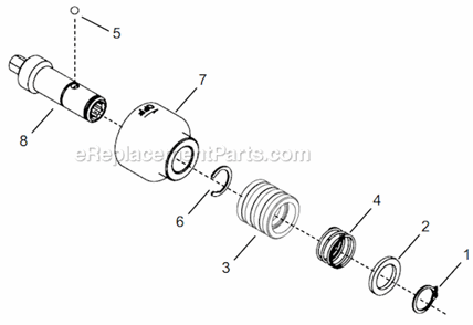 Page F Diagram and Parts List for 14PTA07Q  Cleco Electric Drill