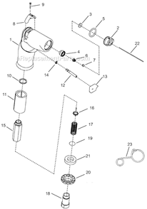 Page A Diagram and Parts List for 14PTA10Q  Cleco Electric Drill