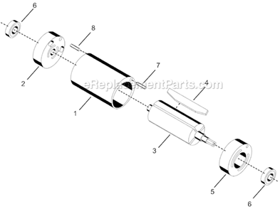 Page B Diagram and Parts List for 14PTA10Q  Cleco Electric Drill
