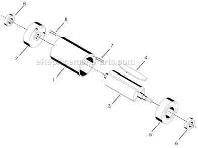Page B Diagram and Parts List for 14PTA15Q  Cleco Electric Drill