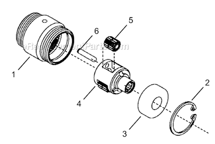 Page E Diagram and Parts List for 14PTA15Q  Cleco Electric Drill