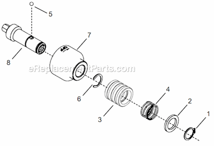 Page F Diagram and Parts List for 14PTA15Q  Cleco Electric Drill