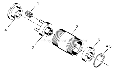 Page D Diagram and Parts List for 14PTS02Q  Cleco Ratchet