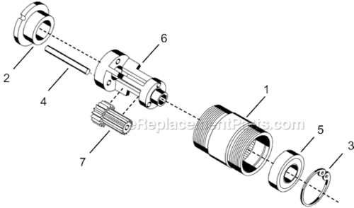 Page D Diagram and Parts List for 14PTS03Q  Cleco Ratchet