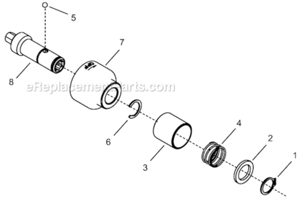 Page E Diagram and Parts List for 14PTS04Q  Cleco Ratchet