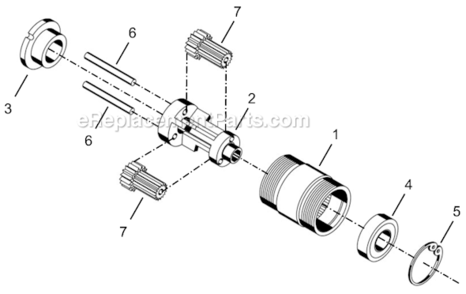 Part Location Diagram of 301236 Cleco Idler Gear Kit