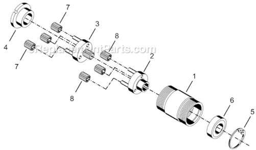 Page C Diagram and Parts List for 14RAA03AL2  Cleco Ratchet