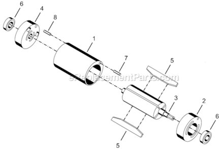 Page B Diagram and Parts List for 14RAA04AM2  Cleco Ratchet