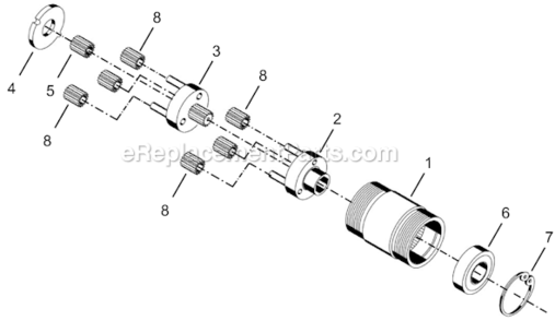 Page C Diagram and Parts List for 14RAA04AM2  Cleco Ratchet