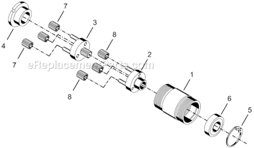 Page C Diagram and Parts List for 14RAA05AM2  Cleco Ratchet