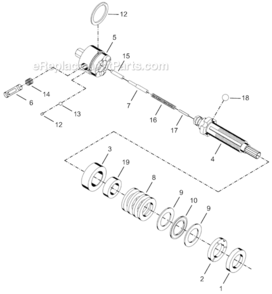 Page D Diagram and Parts List for 14RAA11AH3  Cleco Ratchet