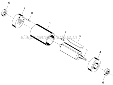 Page B Diagram and Parts List for 14SCA02B  Cleco Electric Drill