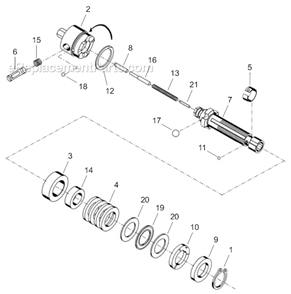 Page D Diagram and Parts List for 14SCA02B  Cleco Electric Drill