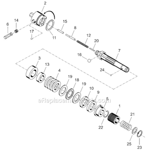 Page D Diagram and Parts List for 14SCA03Q  Cleco Electric Drill