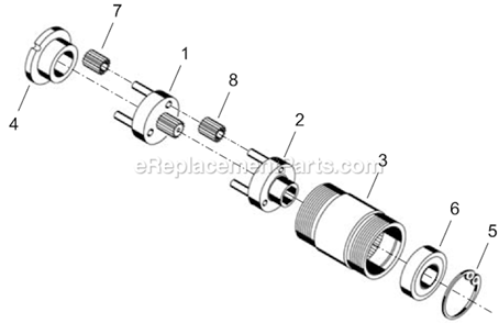 Page C Diagram and Parts List for 14SCA05B  Cleco Electric Drill