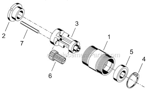 Page C Diagram and Parts List for 14SPA03Q  Cleco Electric Drill