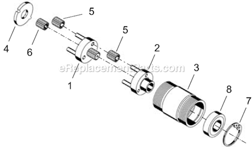 Page C Diagram and Parts List for 14SPA04B  Cleco Electric Drill