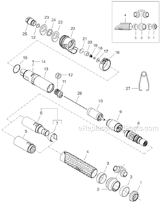Page A Diagram and Parts List for 14SPA05B  Cleco Electric Drill