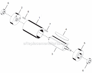 Page B Diagram and Parts List for 14TCA02Q  Cleco Electric Drill