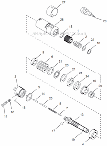 Page D Diagram and Parts List for 14TCA03Q  Cleco Electric Drill
