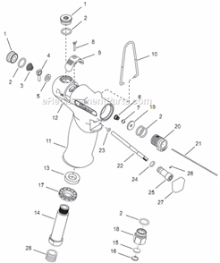 Page A Diagram and Parts List for 14TCA04Q  Cleco Electric Drill