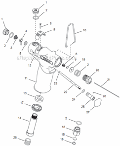 Page A Diagram and Parts List for 14TCA05Q  Cleco Electric Drill