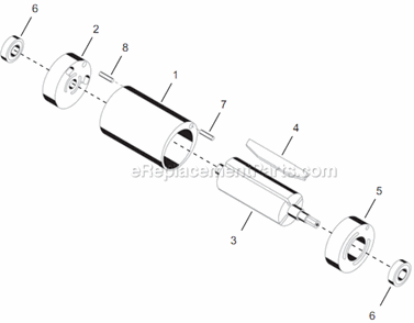 Page B Diagram and Parts List for 14TCA05Q  Cleco Electric Drill