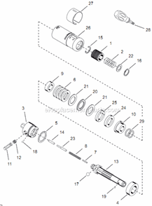 Page D Diagram and Parts List for 14TCA05Q  Cleco Electric Drill
