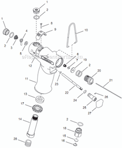 Page A Diagram and Parts List for 14TCA06Q  Cleco Electric Drill