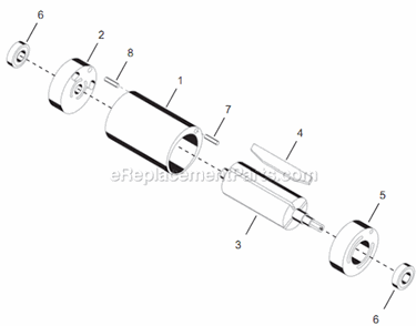 Page B Diagram and Parts List for 14TCA06Q  Cleco Electric Drill