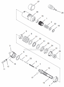 Page D Diagram and Parts List for 14TCA06Q  Cleco Electric Drill