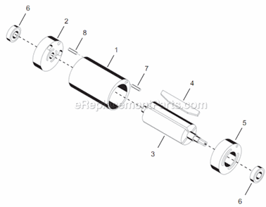 Page B Diagram and Parts List for 14TTA02Q  Cleco Electric Drill