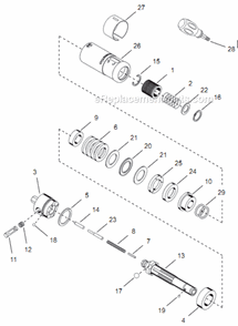 Page D Diagram and Parts List for 14TTA02Q  Cleco Electric Drill