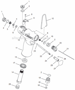 Page A Diagram and Parts List for 14TTA03Q  Cleco Electric Drill