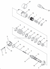 Page D Diagram and Parts List for 14TTA03Q  Cleco Electric Drill