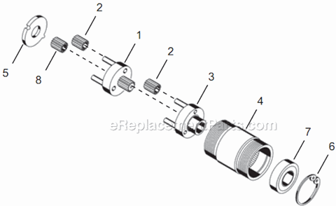 Page C Diagram and Parts List for 14TTA04Q  Cleco Electric Drill