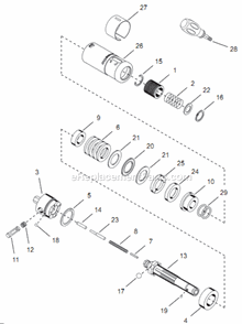 Page D Diagram and Parts List for 14TTA04Q  Cleco Electric Drill