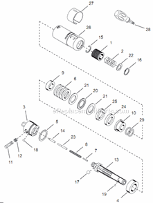 Page D Diagram and Parts List for 14TTA05Q  Cleco Electric Drill