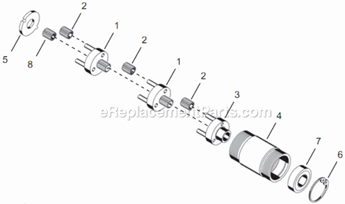 Page C Diagram and Parts List for 14TTA06Q  Cleco Electric Drill