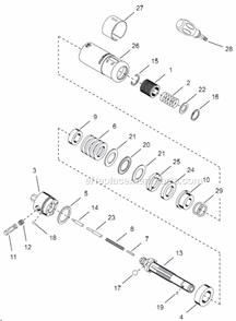 Page D Diagram and Parts List for 14TTA06Q  Cleco Electric Drill