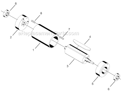 Page B Diagram and Parts List for 14TTA07Q  Cleco Electric Drill
