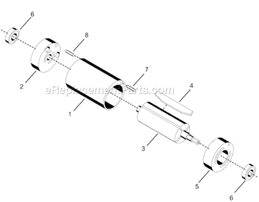 Page B Diagram and Parts List for 14TTA10Q  Cleco Electric Drill