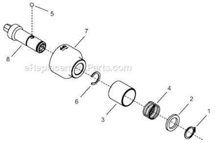 Page C Diagram and Parts List for 14TTS02Q  Cleco Ratchet