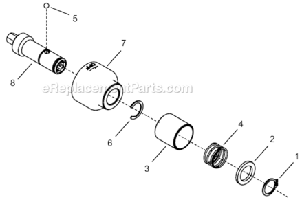 Page C Diagram and Parts List for 14TTS03Q  Cleco Ratchet