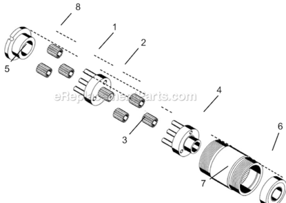 Page C Diagram and Parts List for 14TTS05Q  Cleco Ratchet
