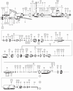 Page A Diagram and Parts List for 15STHC40Q  Cleco Ratchet