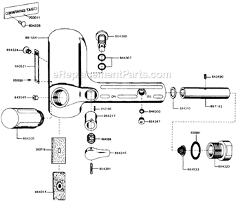 Part Location Diagram of 622881 Cleco O-Ring