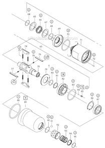 Page C Diagram and Parts List for 160PH456  Cleco Ratchet
