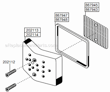 Page D Diagram and Parts List for 1760HL-16  Cleco Angle Grinder
